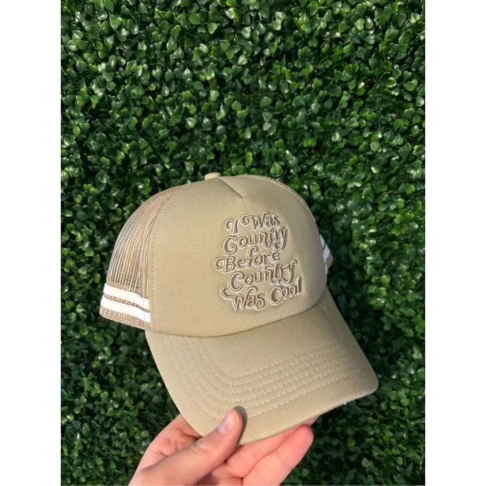 Understated Leather Free People Country Hat NWT Trucker